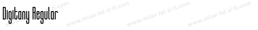 Digitany Regular字体转换